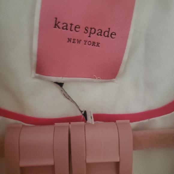 Kate Spade shag coat cream thigh length - Picture 3 of 8